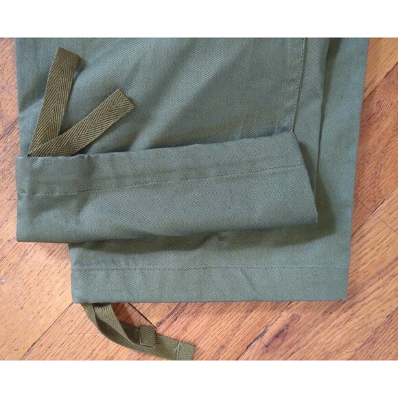 New Wasted Collective Cargo Hiking Field Pants Size Small Green Brown Japan NWT - Picture 4 of 11